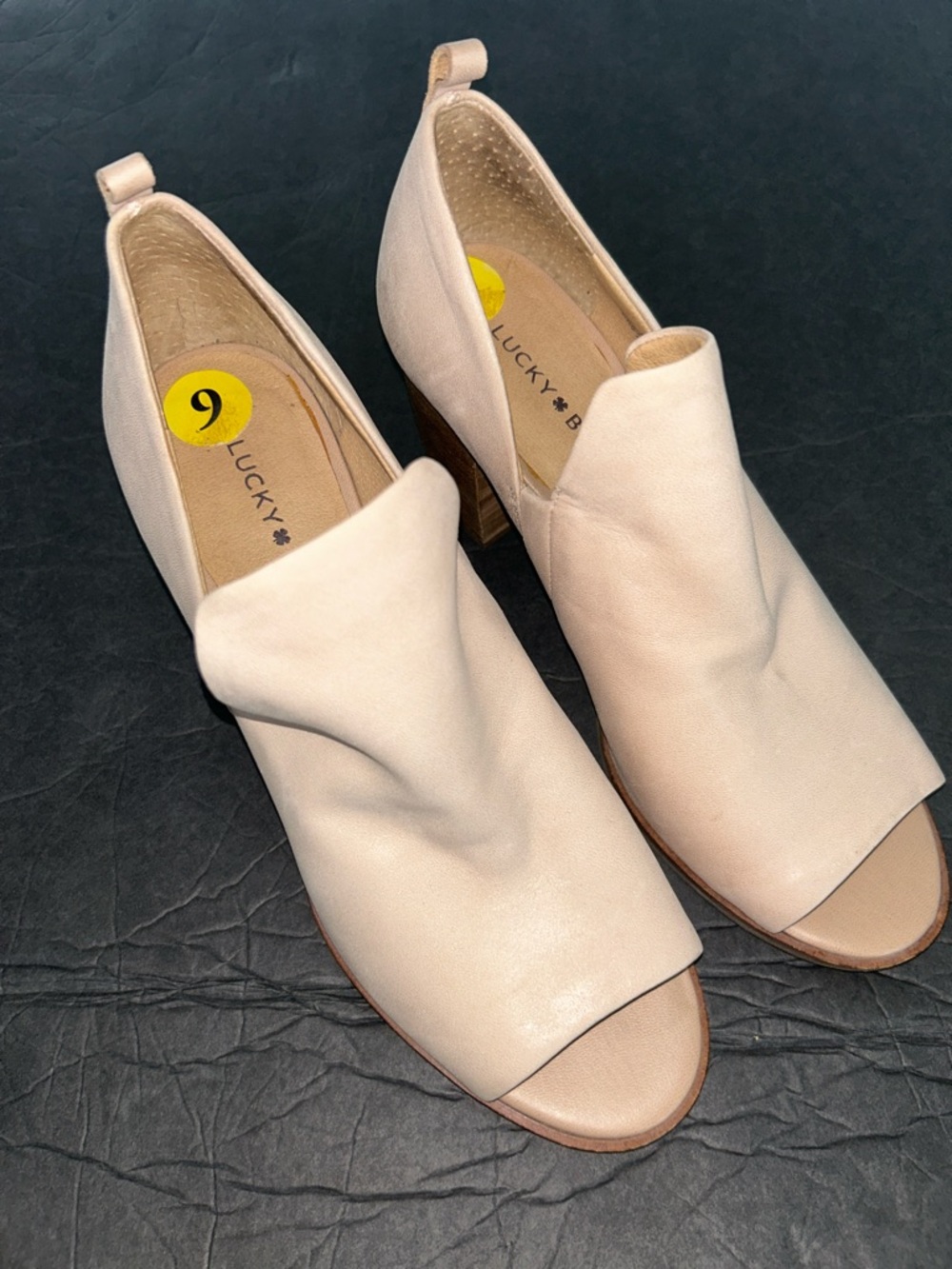 Lucky Brand Jachai Peep Toe Bootie Size 9